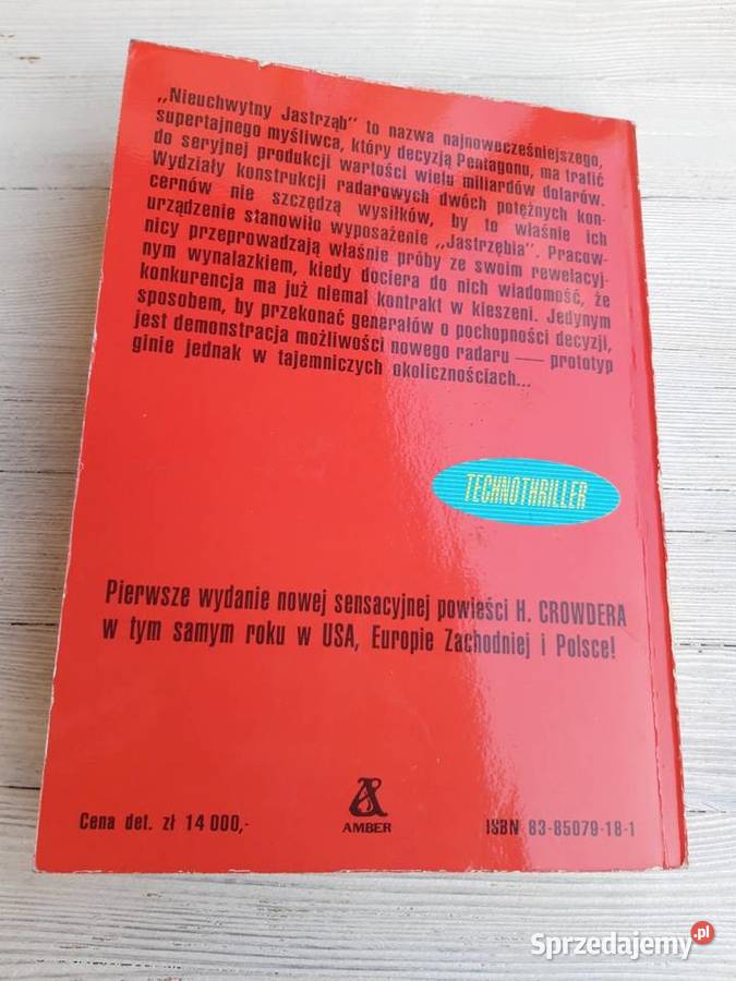 Nieuchwytny Jastrząb Herbert Crowder 1990 sprzedam