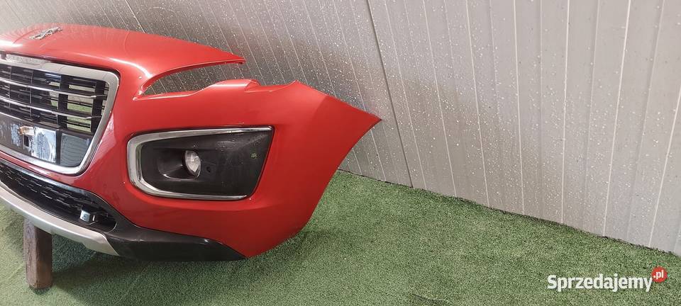 ZDERZAK PRZÓD PEUGEOT 3008 1416 KOMPLETNY LAK Zderzaki Międzychód