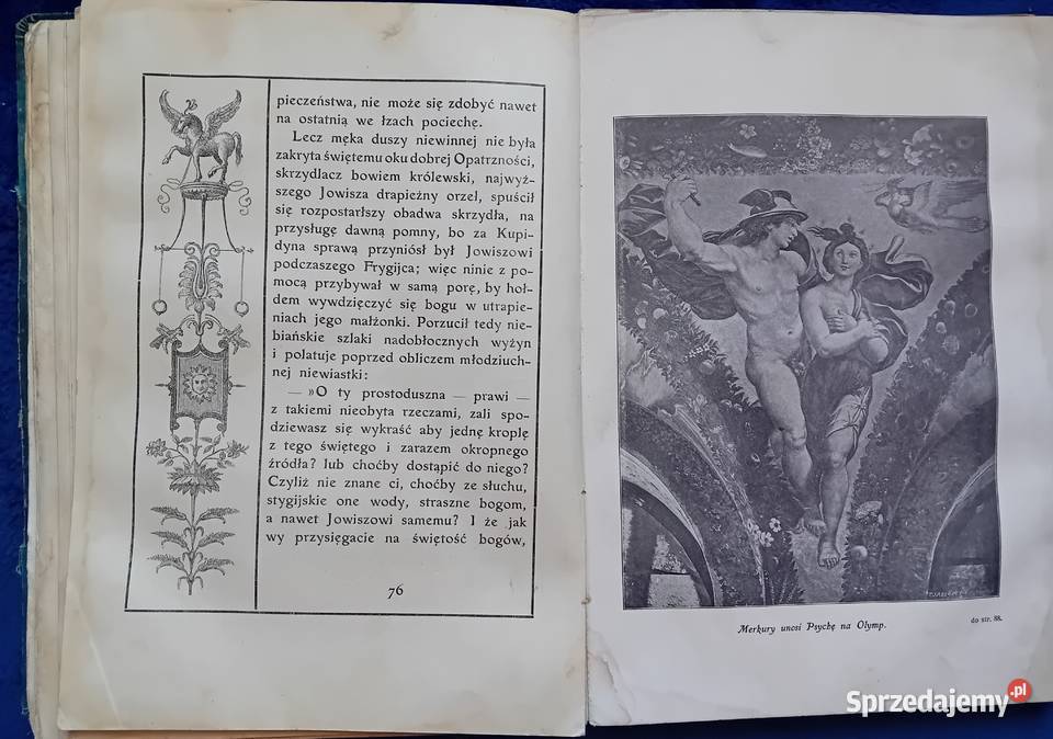 Apuleius Amor i Psyche Przekład L Rydla Kraków wielkopolskie Koźminek