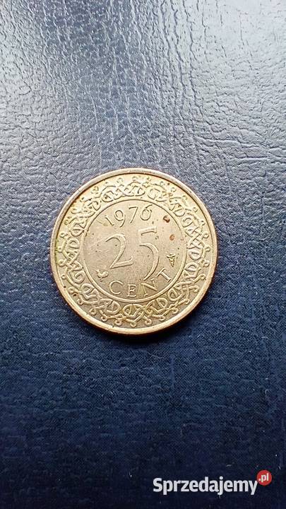 Stare monety 25 cent 1976 Surinam 2 Kolekcje Lesko