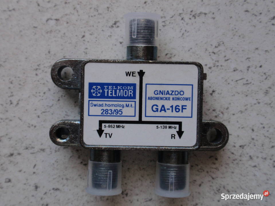 Splitter rozgałęźniki radiowo telewizyjne Zestaw Łódź