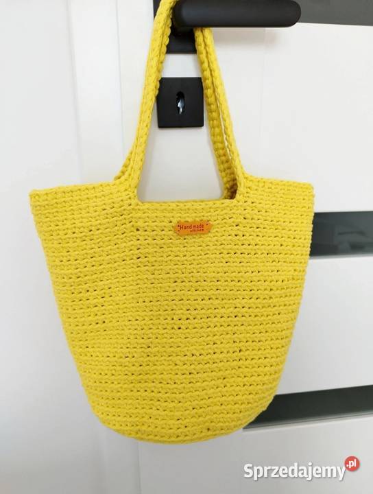 Torebka shopperka crochet ręczne robiona Piotrków Trybunalski sprzedam