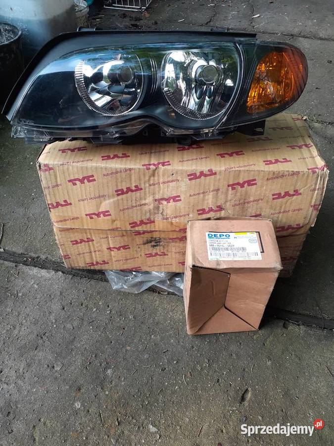 BMW e 46 lampa lewy przód plus migacz1 sztuka Motoryzacja Katowice