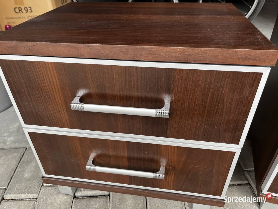 Szafki Nocne 2 Wengeokucia aluminium zakupBodzio Kołobrzeg sprzedam