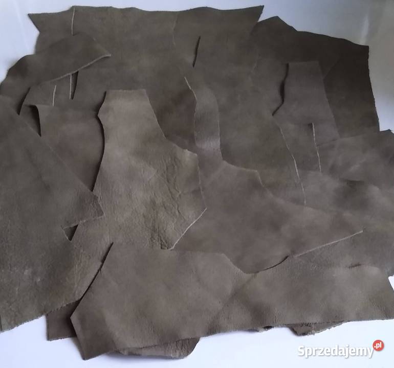 Skóra 610 g Licowa Galanteryjna Włoska Zielony Rękodzieło Gdańsk