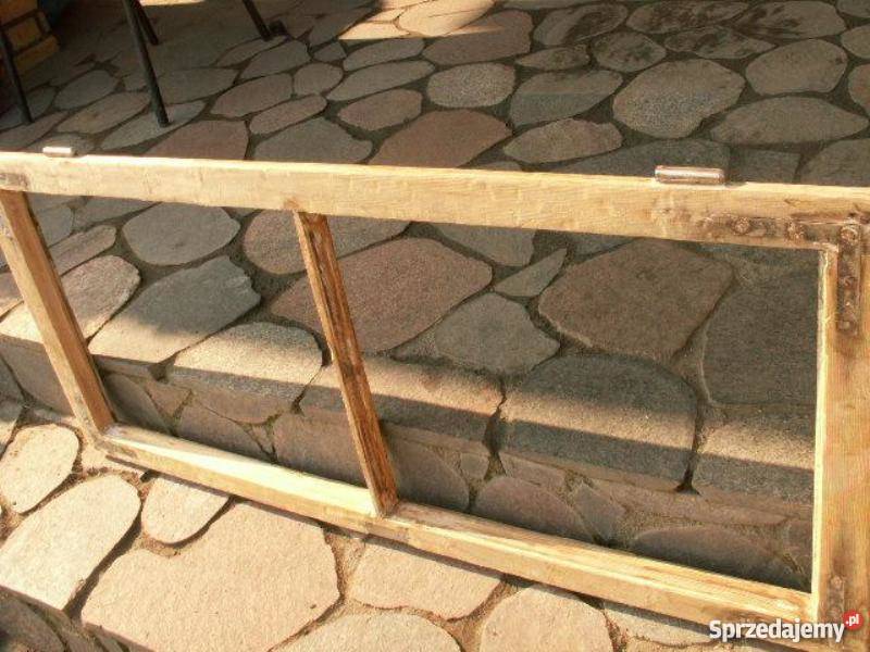 Stare okno rama lustro obraz rama okienna 114x52 Dekoracje i ozdoby Ełk