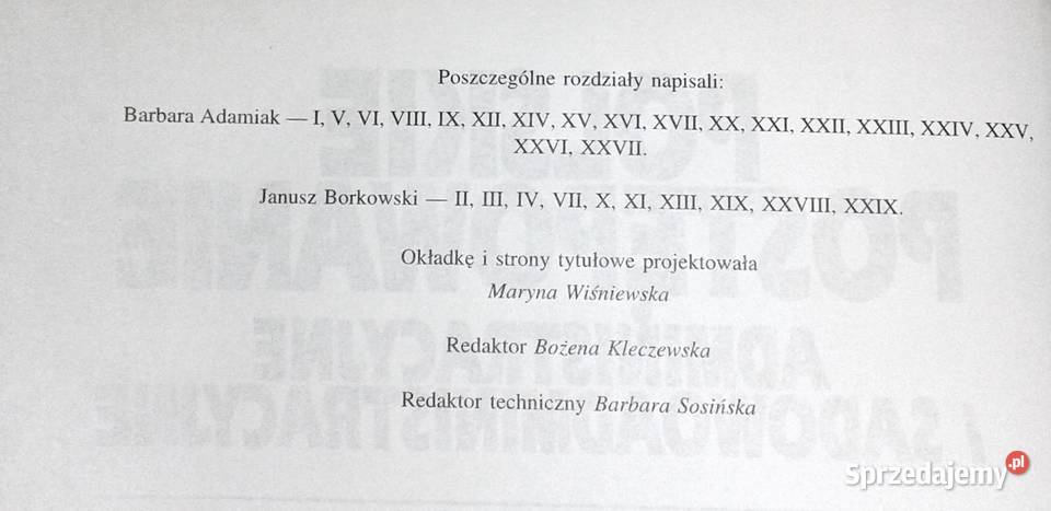 Polskie postępowanie administracyjne i Pozostałe