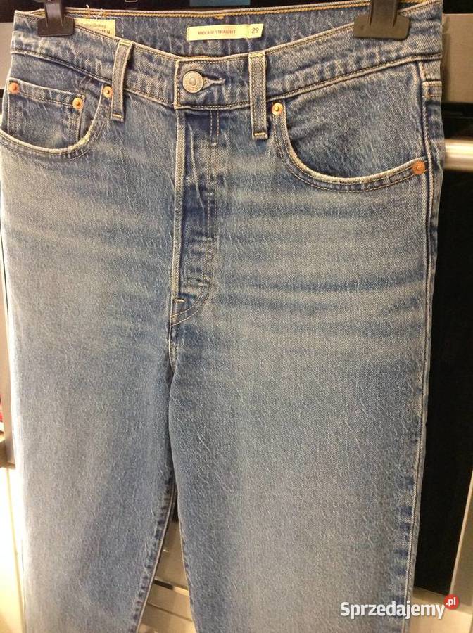 Spodnie Jeans Damskie LEVIS 29 j NOWE Szeroka Nowa Sól