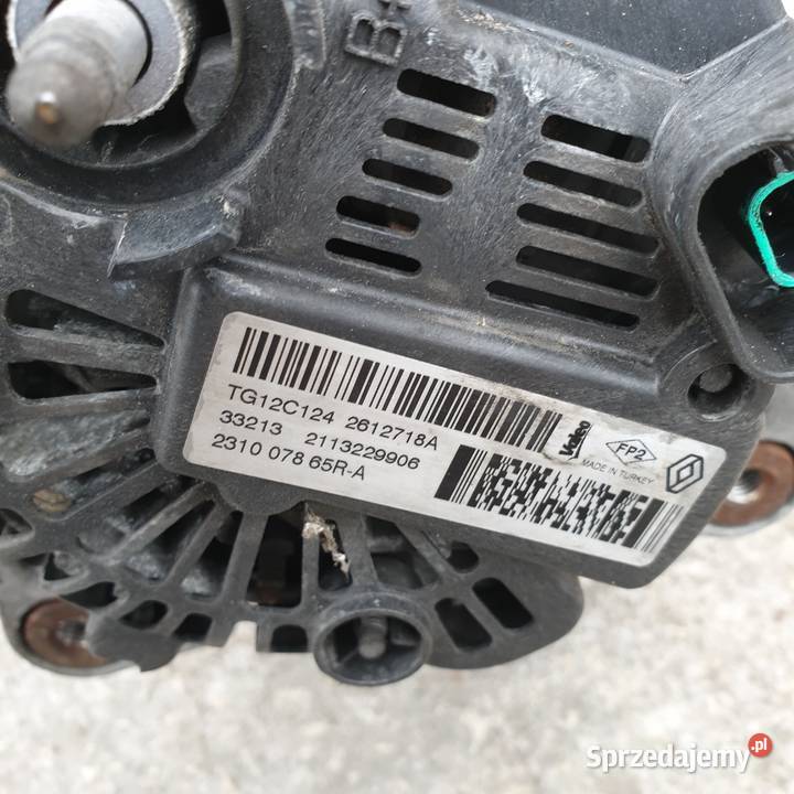 RENAULT CAPTUR I 15 DCI ALTERNATOR 2612718A Łochowice