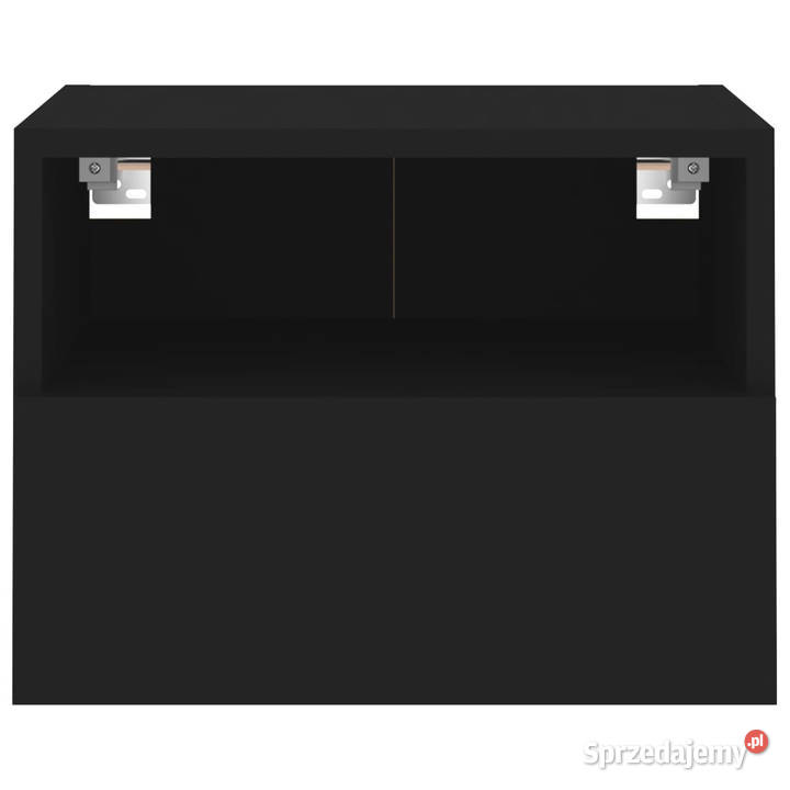 Ścienne szafki TV 2 czarne 40x30x30 WM836843 Warszawa sprzedam