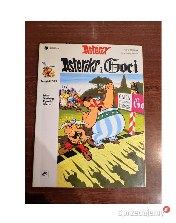 komiks Asterix Asteriks i Goci 1992 Baśnie, podania i legendy Kielce