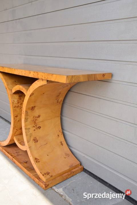 Drewniana Konsola Stolik Art Deco Komoda