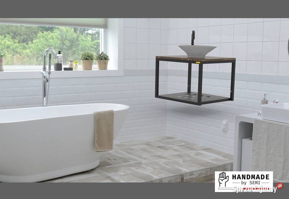 Stelaż konsola łazienkowa pod umywalkę wisząca podkarpackie Jeżowe