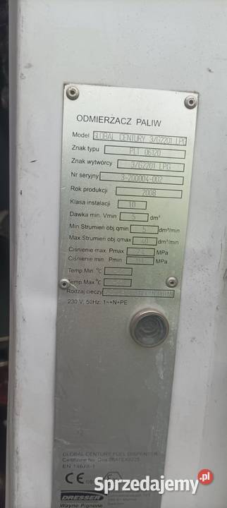 Dystrybutor gazowy dystrybutor LPG Żodyń