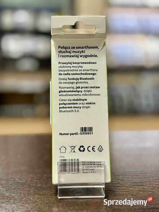 Adapter audiobluetooth XLINE FT151 GWARANCJA warmińsko-mazurskie Elbląg