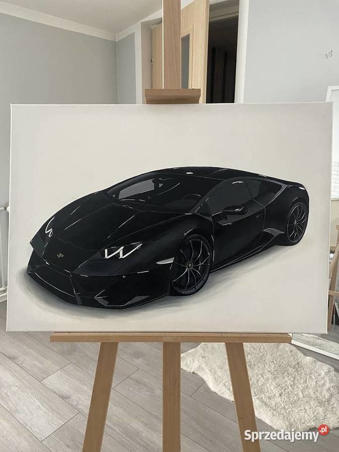 Obraz na półtonie Lamborghini akryle Rawicz