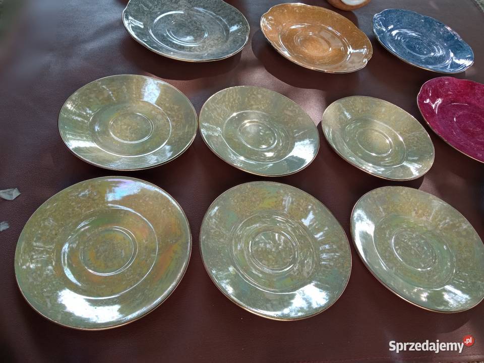 Kolorowy Zestaw porcelana Włocławek Chodzież PRL