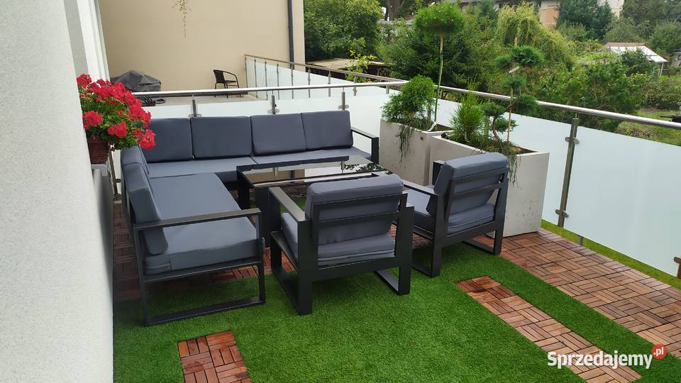 Nowoczesne meble tarasowe ogrodowe metalowe Płock