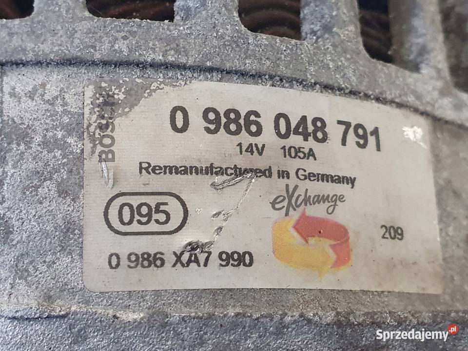 ALTERNATOR Opel Vectra C Astra H Zafira B 19 Chełm