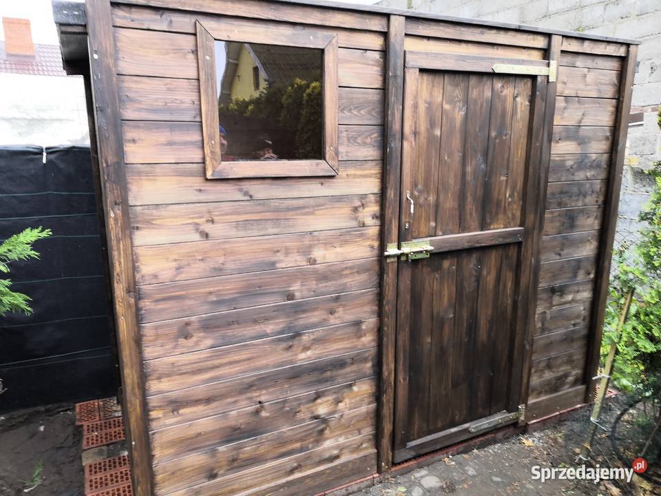 Domek ogrodowy narzędziowy schowek drewutnia