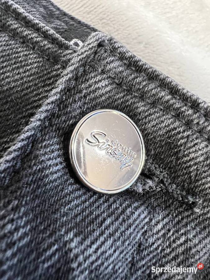 Kuloty spodnie jeansowe jeansy czarne HIT podkarpackie Jasło