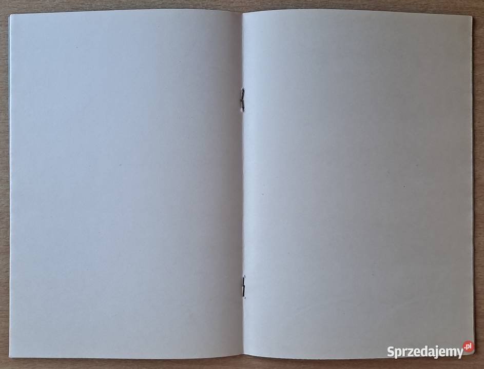 Zeszyt gładki 16 kart A5 PRL Artykuły szkolne