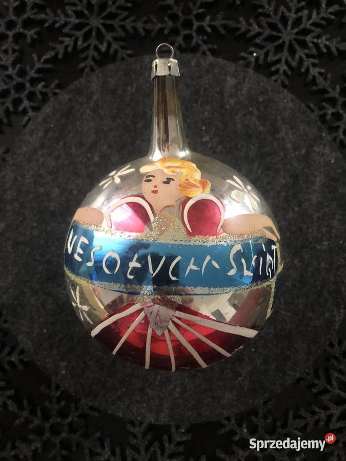 Zestaw 4 Unikalnych Polskich Bombek Choinkowych Rękodzieło małopolskie Kraków