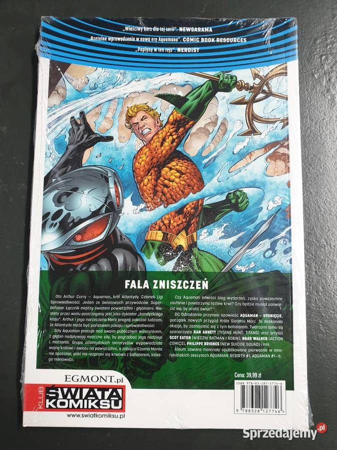 Aquaman DC Odrodzenie tom 1 Utonięcie Egmont Komiksy Gdynia