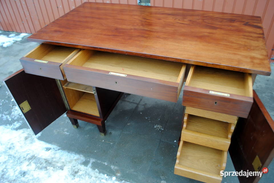 Stare biurko 4 wolnostojące pomorskie Mała Karczma