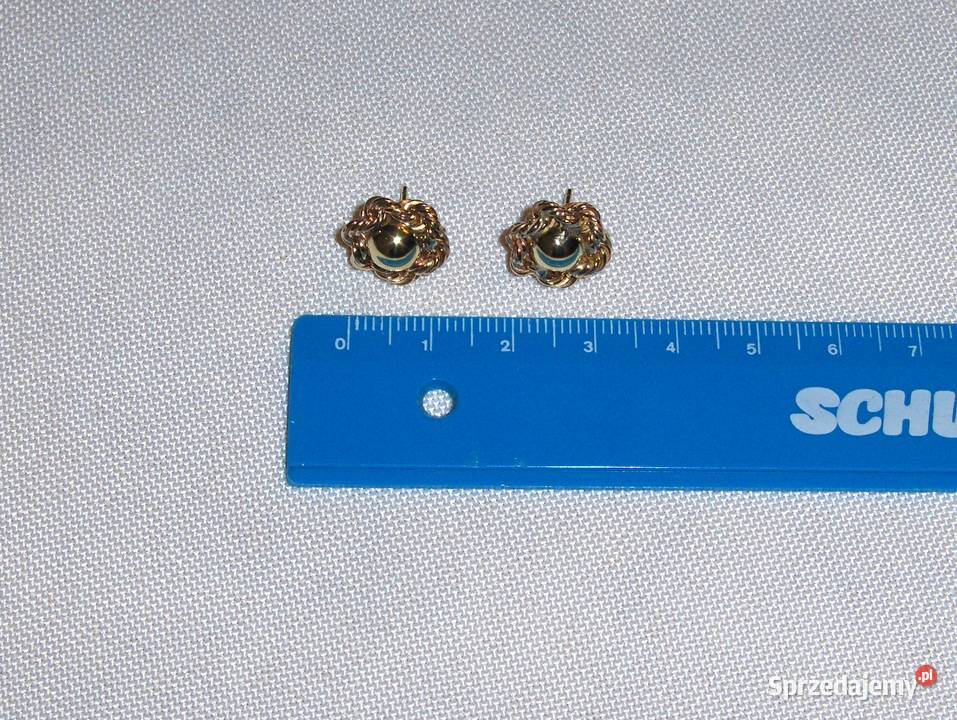 Kolczyki złote Kwiaty 585 2g Łódź
