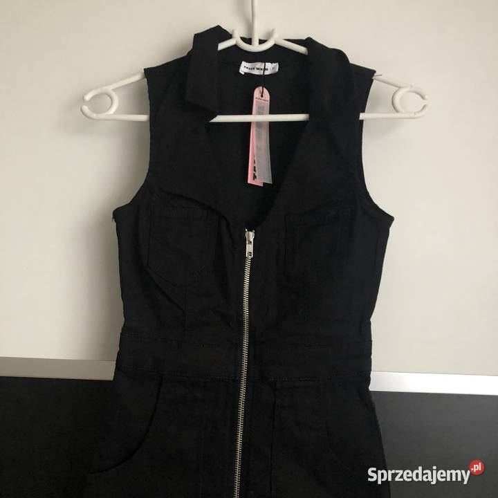 Czarna sukienka kieszenie Tally Weijl xs 34 Ołówkowa  Toruń