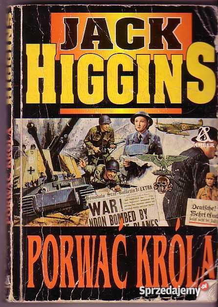 3222 PORWAĆ KRÓLA JACK HIGGINS Czyrna sprzedam