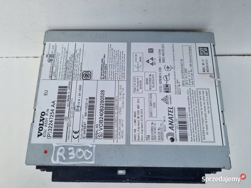 RADIO Volvo VOLVO V60 I S60 II V40 II CZYTNIK Rudka