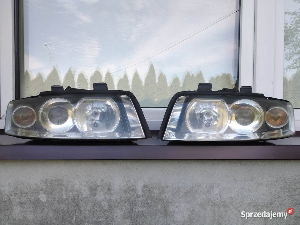 Audi A4 B6 lampy przednie reflektory H7 komplet Sieradz sprzedam
