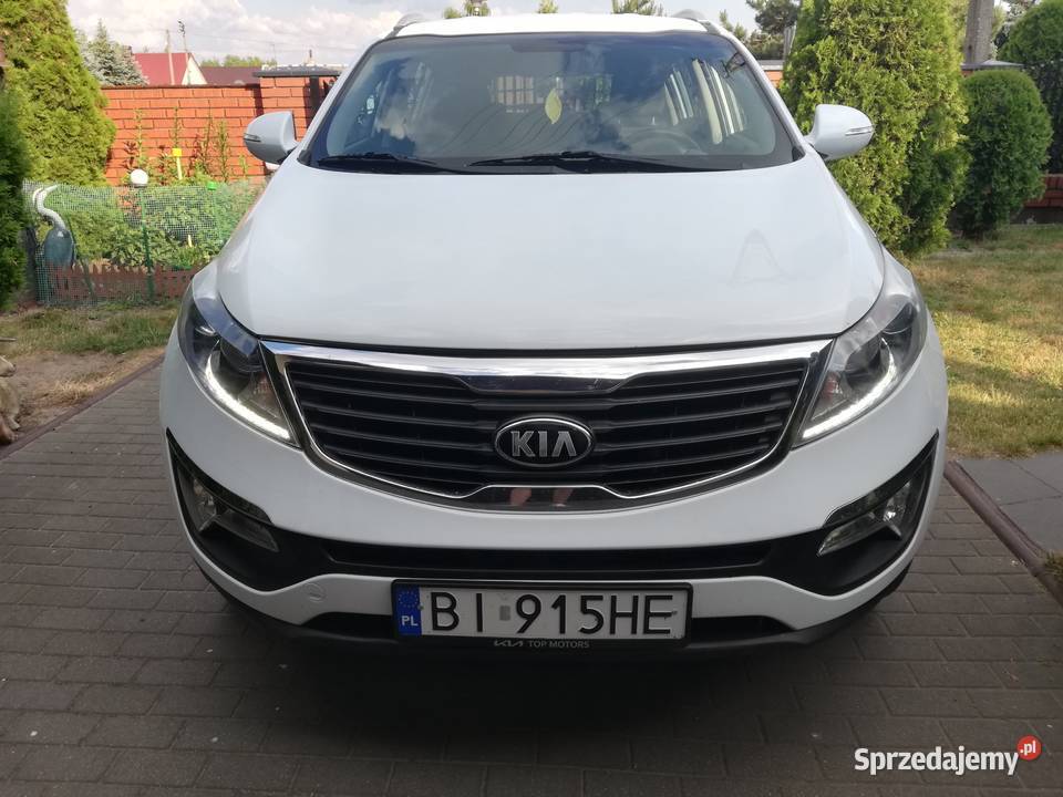 Kia Sportage 17 Crd Biała Perła Ledy Klimatronik manualna Sportage Białystok