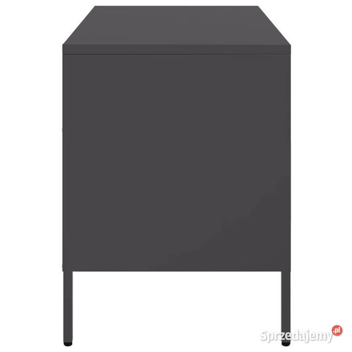 Szafka RTV czarna 68x39x505 stalowa WM843042 mazowieckie Warszawa sprzedam