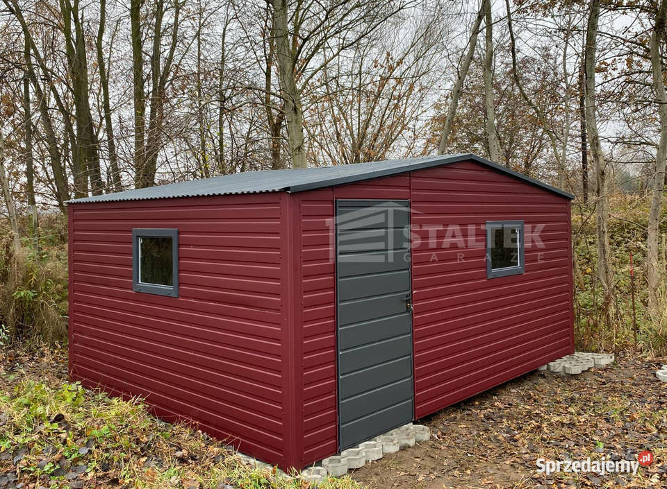 Schowek Domek ogrodowy 5x4m drzwi Antracyt Szczecinek