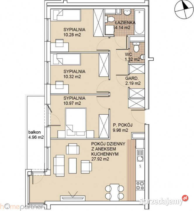 sprzedaży mieszkania Wrocław 771m2 4pokojowe