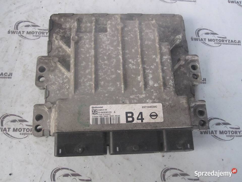 NISSAN QASHQAI 12 komputer sterownik silnika