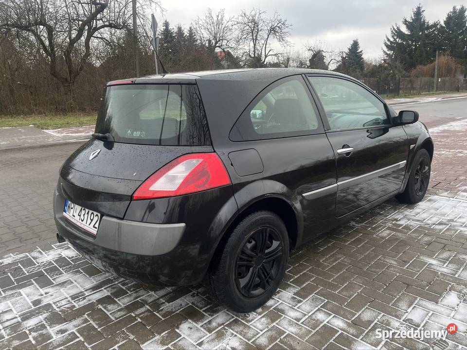 Renault Megane 16 16V 184 czarny met mazowieckie Płock