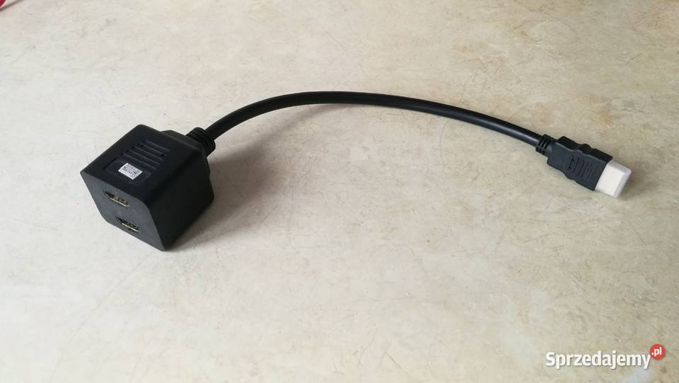 2 x HDMI rozgałęźnik kabel