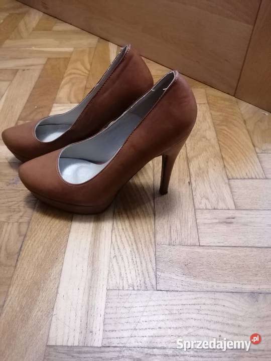 Szpilki brązowe 38 Czółenka pomorskie Gdańsk sprzedam