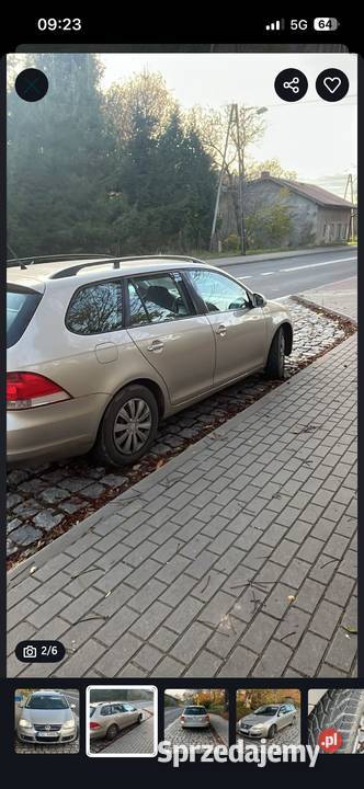 Vw golf 5 kombizamiana sprzedaz 377km Lubczyna
