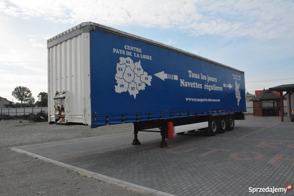 Naczepa KRONE firanka 2008r multilock osie SAF