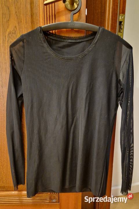 Bluzkatshert czarny z długimi rękawami z Lublin