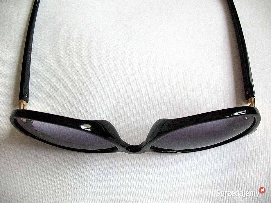 Okulary słoneczne e stylu Gucci czarne Dla kobiet Siedlce sprzedam