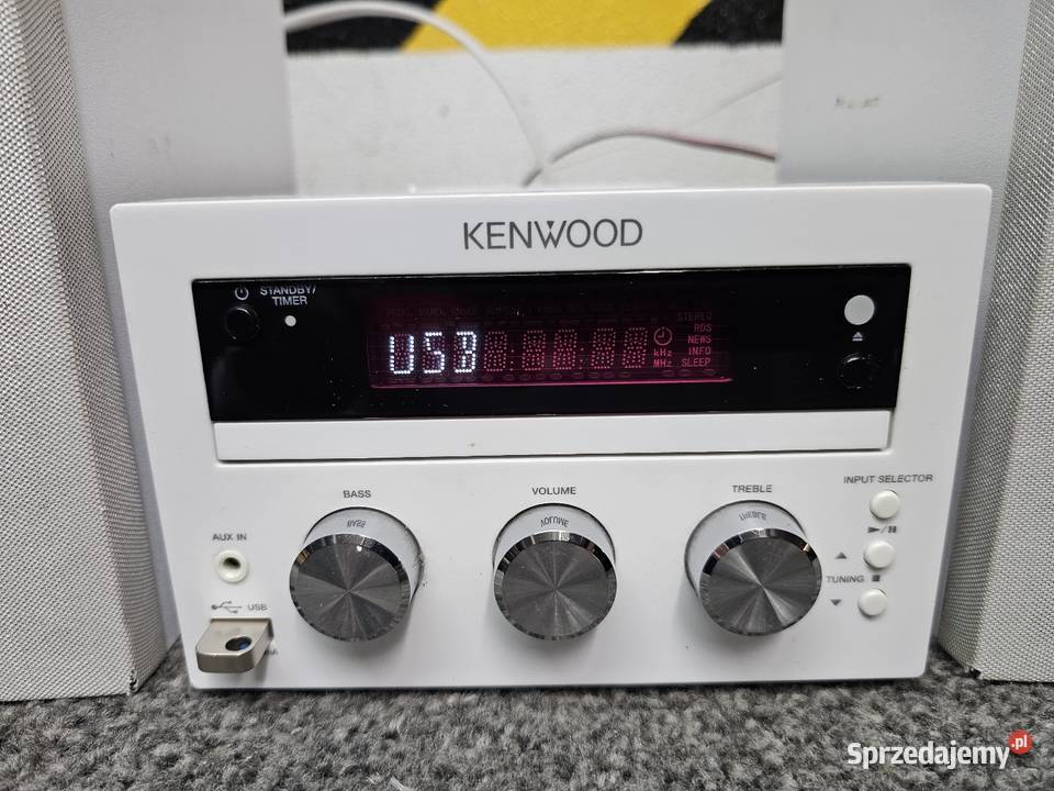 Wieża Kenwood M616 USB CD iPod biała Kraków