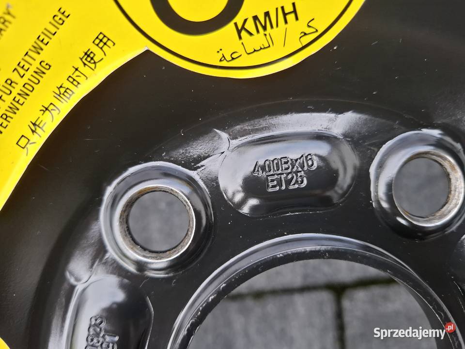 VOLVO FORD Koło Dojazdowe 1258516 Motoryzacja Zarzecze