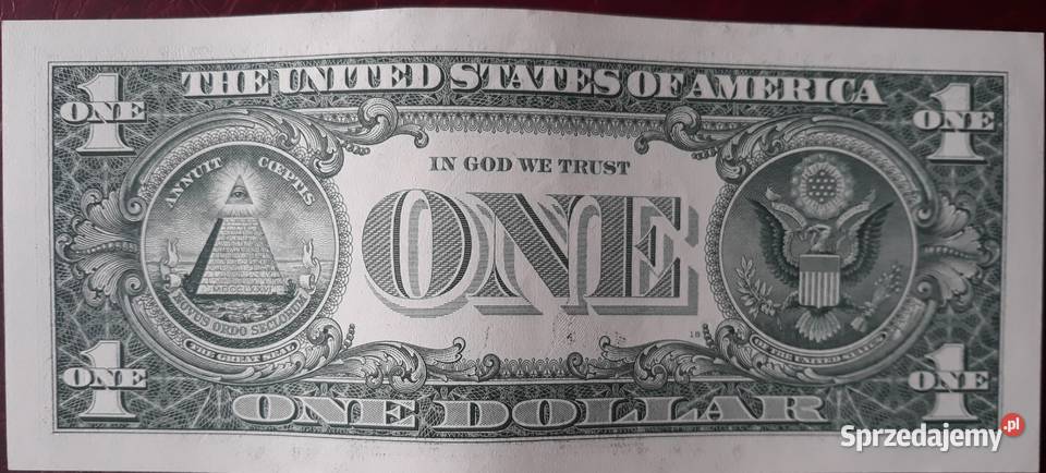 1 Dolar USA men B York seria A mennicze Numizmatyka Konin sprzedam