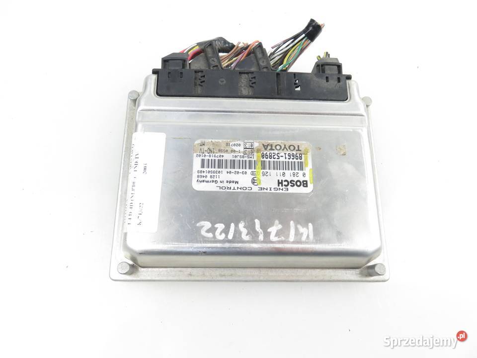 STEROWNIK TOYOTA YARIS I 14 D4D 0281011126